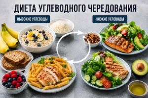 Диета углеводного чередования